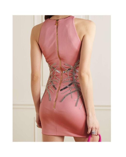 Balmain Pink Sleeveless Dress