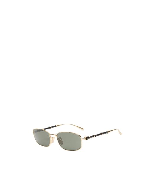 Gucci White Rectangle Sunglasses for men