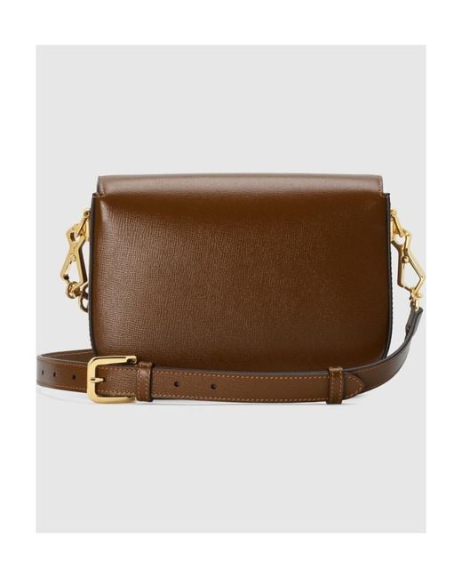Gucci Brown Horsebit 1955 Mini Crossbody Bag