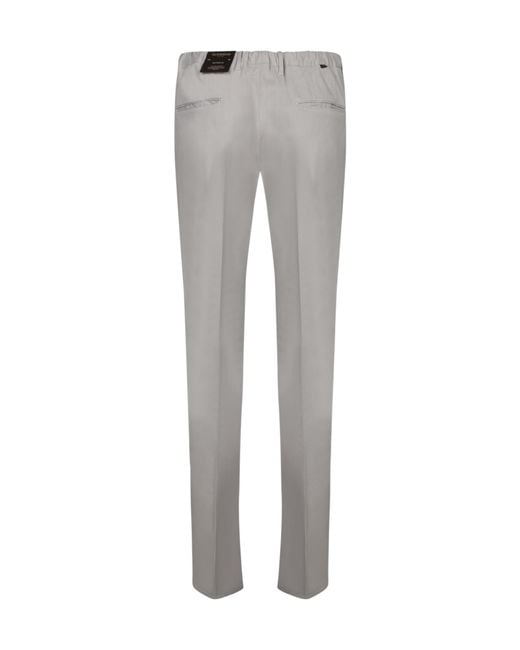 Incotex Gray Slim Fit Pants for men