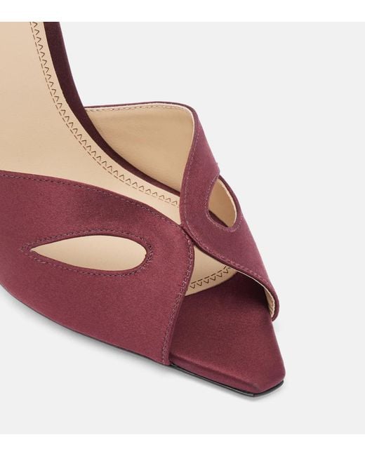Victoria Beckham Pink Harlow Slingback Sandals