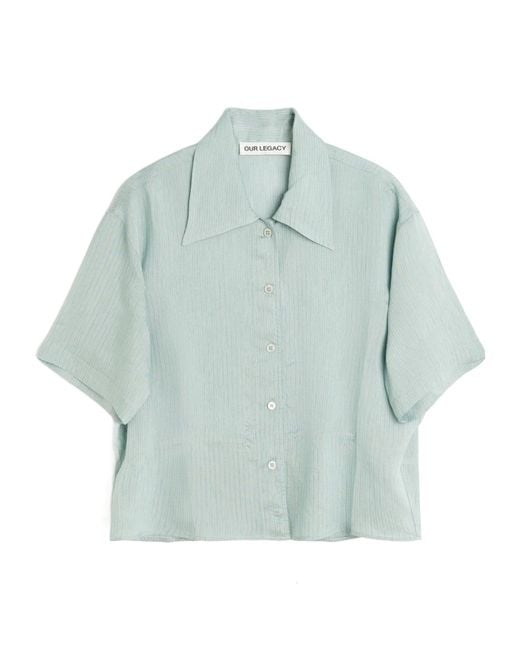 Our Legacy Blue Brisk Shirt