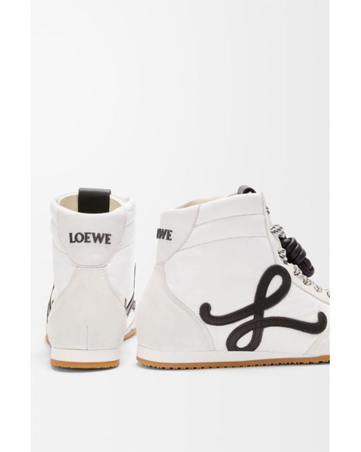Loewe White Ballet Runner 2.0 High Top Sneakers