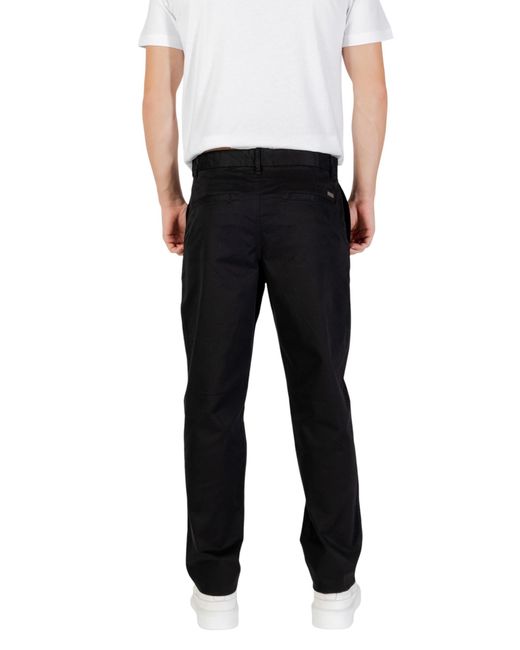 ARMANI EXCHANGE Black Straight Leg Pants for men