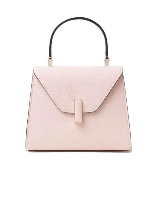 Valextra Pink Folded Structure Shoulder Bag