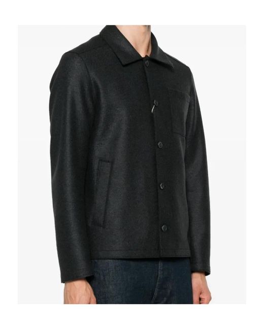 Herno Black Resort Shacket for men