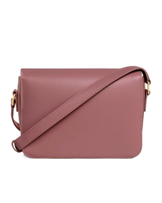 Céline Purple Teen Triomphe Bag