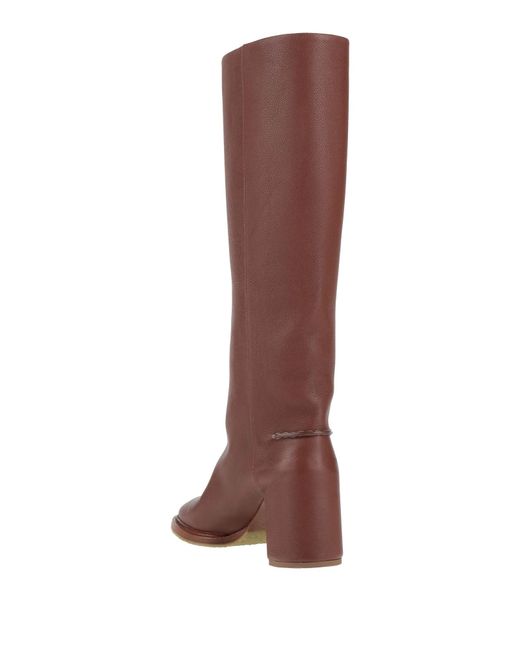 Chloé Brown Simple Tall Boots