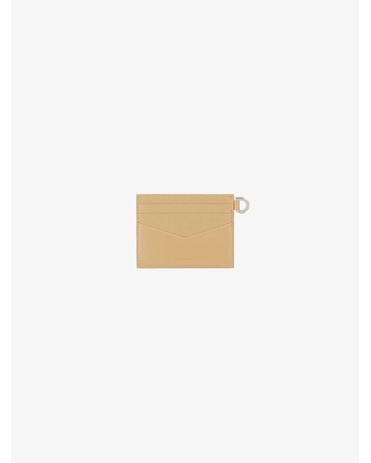 Givenchy Natural 4G Plaque Cardholder