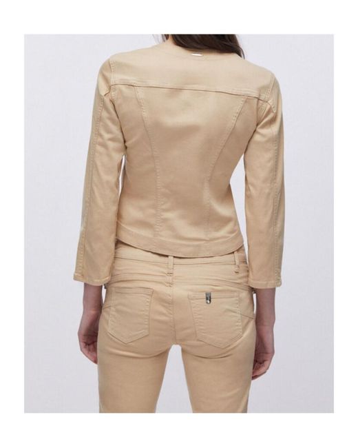 Liu Jo Natural Jewel-Embellished Jacket