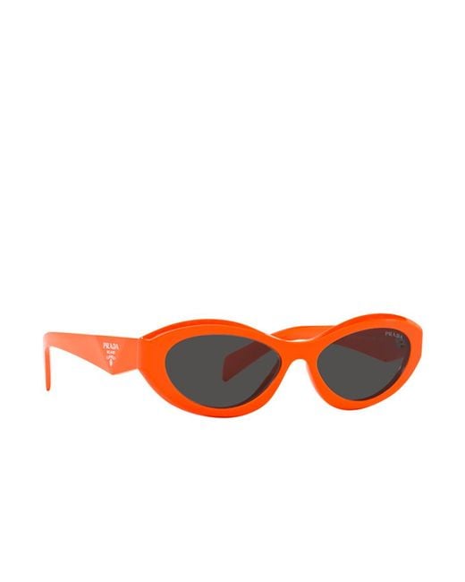 Prada Orange Eyewear Cat-Eye Sunglasses