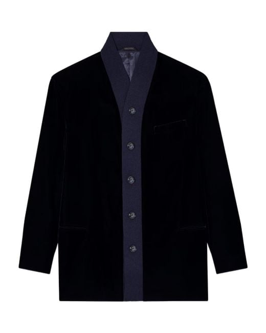 Giorgio Armani Blue Single Breasted Casual Jacket for men