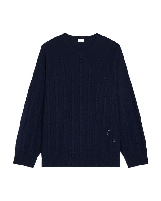 Céline Blue Crewneck Sweater for men