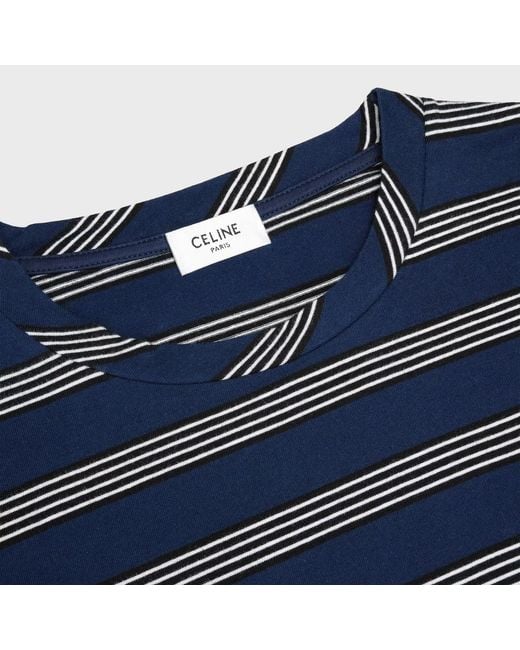Céline Blue Long-Sleeved T-Shirt for men