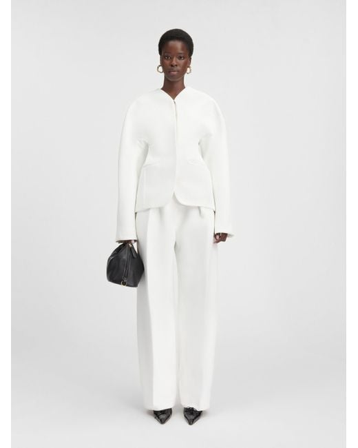 Jacquemus White Fitted Jacket