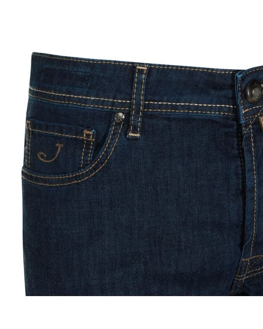 Jacob Cohen Blue Classic Straight-Leg Jeans for men