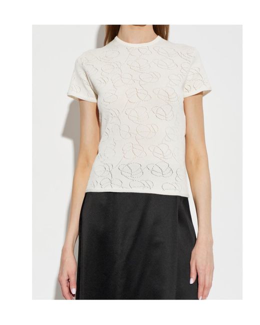 By Malene Birger White Short-Sleeved T-Shirt