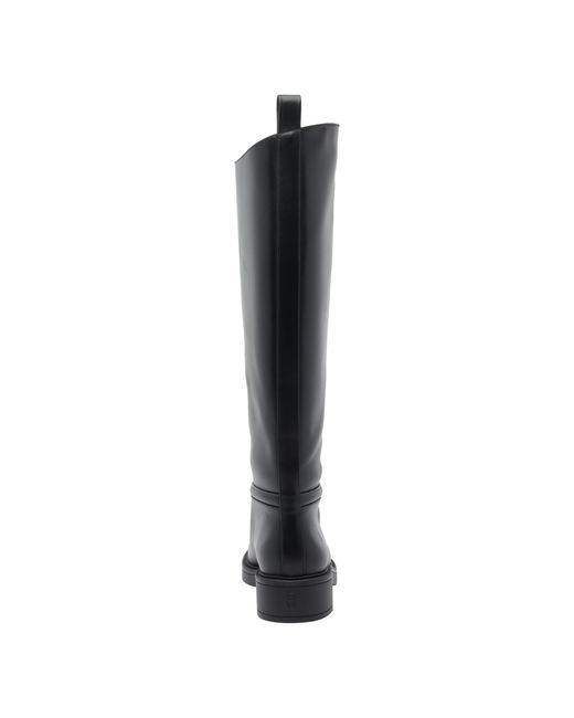 Stuart Weitzman Black Round-Toed Boots