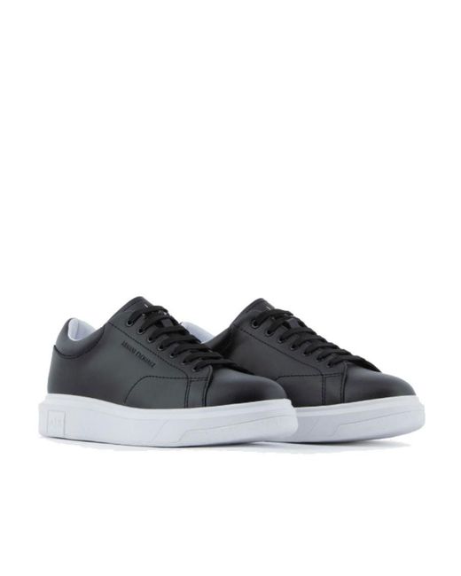 ARMANI EXCHANGE Black Technical Sneakers for men