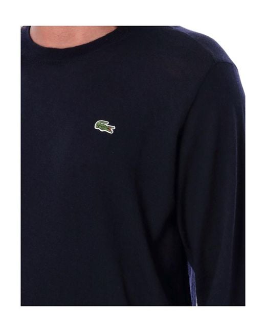 Comme des Garçons Blue Round Neck Sweater for men