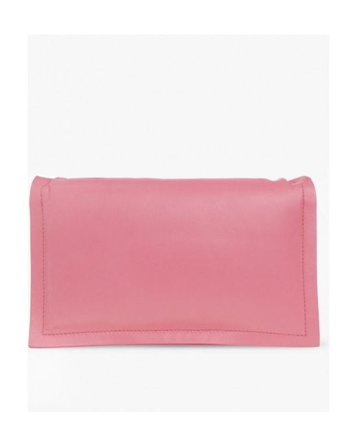 Ferragamo Pink Logo Flip Mini Shoulder Bag