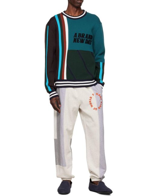 Paul Smith Blue Logo Sweater for men