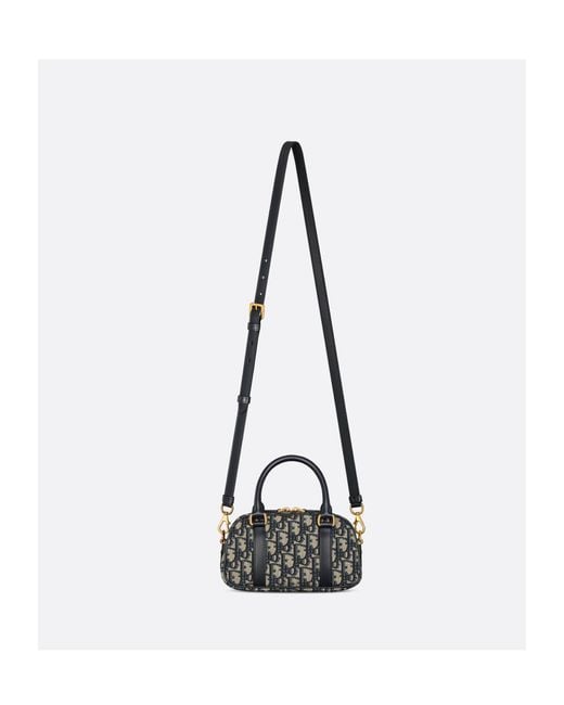 【おしゃれ/エレガント♪】DIOR D-Vibe East-West Nano バッグ D-Vibe East-West Nano Bag Black Flat Macrocannage Goatskin
