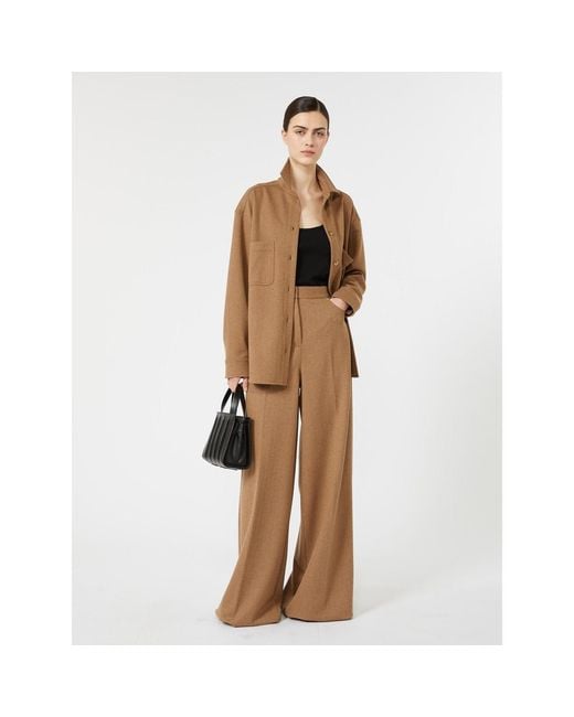 Max Mara Brown Pocket Casual Pants