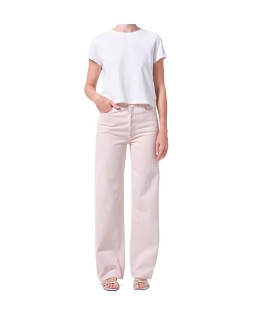 Agolde White Ren Jean 32'