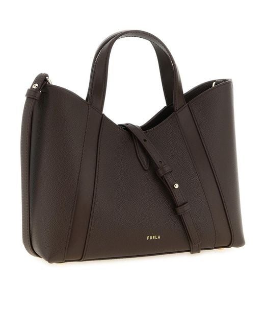 Furla Black Goccia S Shoulder Bag
