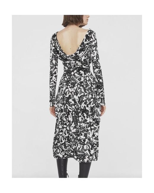 Stella McCartney Multicolor Graphic Printed Jersey Dress