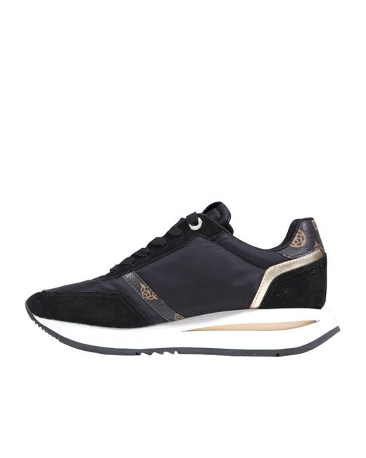 Guess Blue Lace-Up Casual Sneakers
