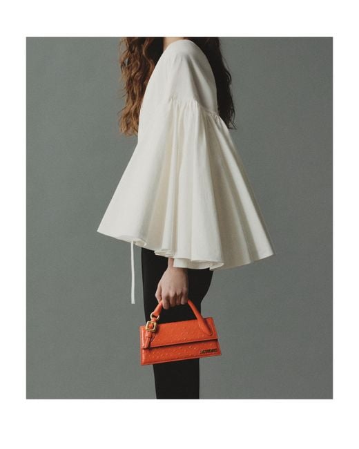 Jacquemus Red The Long Chiquito Buckled Handbag