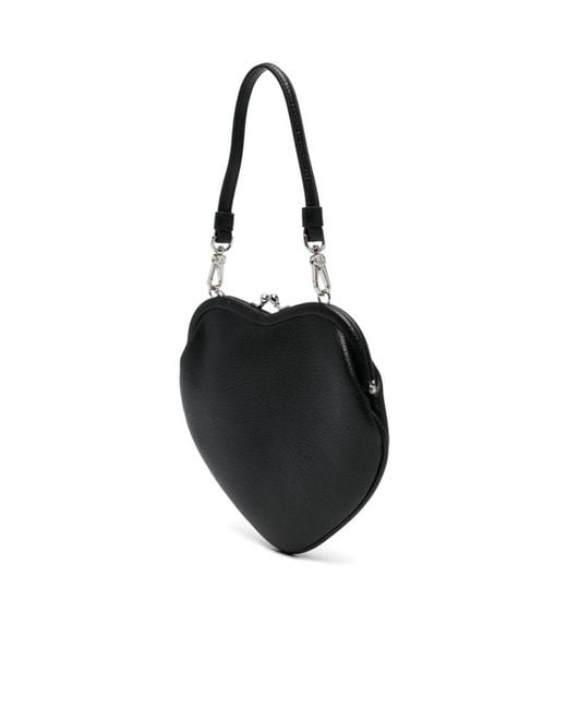 Vivienne Westwood Black Belle Heart Frame Handbag