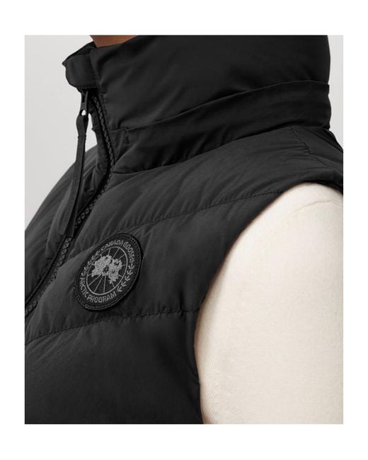 Canada Goose Black Clair Hooded Puffer Vest