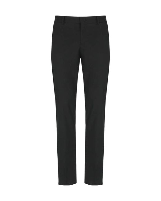 PT01 Black Pt Torino Straight-Leg Slim Fit Pants for men