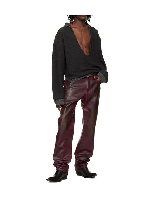 424 Black Drop-Shoulder Sweater for men