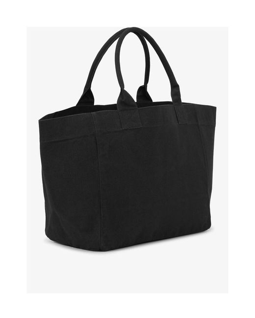 Ganni Black Oversized Tote Bag
