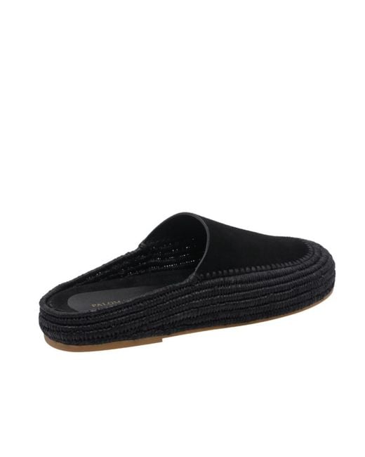 Paloma Barceló Black Paloma Barceló Deba Platform Mules