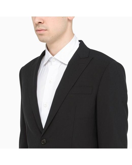 DSquared² Black Single-Breasted Two-Piece Suit for men