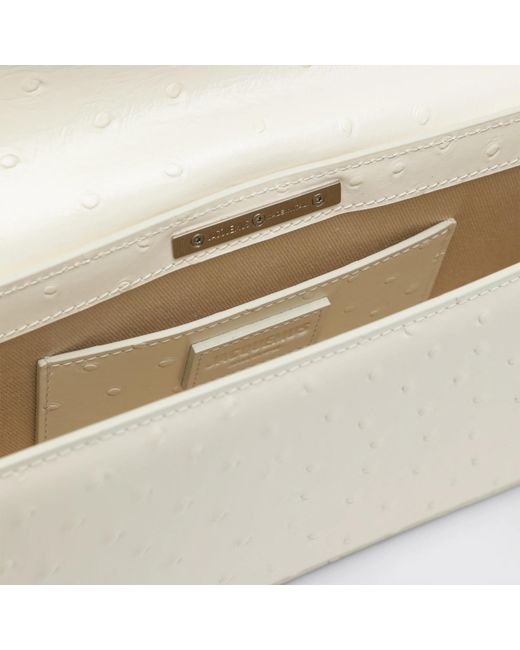 Jacquemus White Le Bambino Long Calfskin Tote Bag