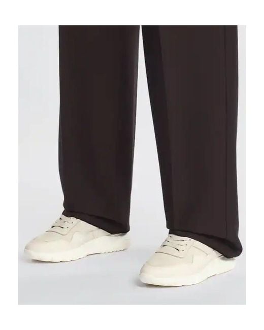 Hogan White Interactive 3 Lace-Up Sneakers for men