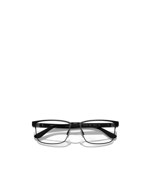 Polo Ralph Lauren White Eyewear Rectangle Frame Glasses for men
