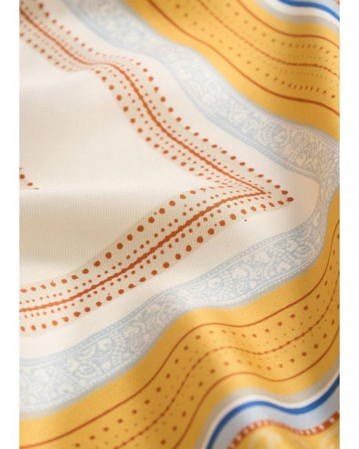 Totême  Natural Square Silk Scarf