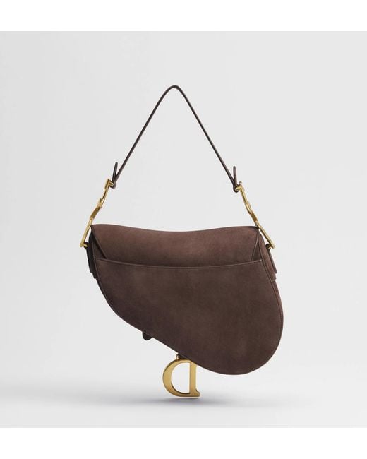 Dior Brown Saddle Bag With Strap