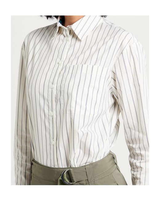 MAX&Co. White Long Sleeve Shirt