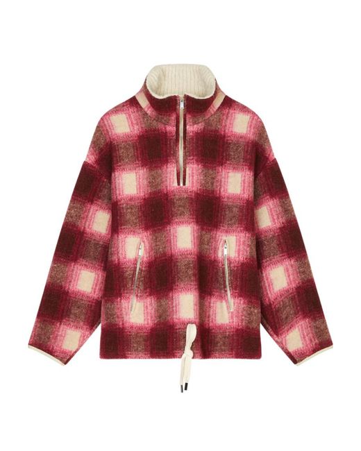 Isabel Marant Red Giovany Coat