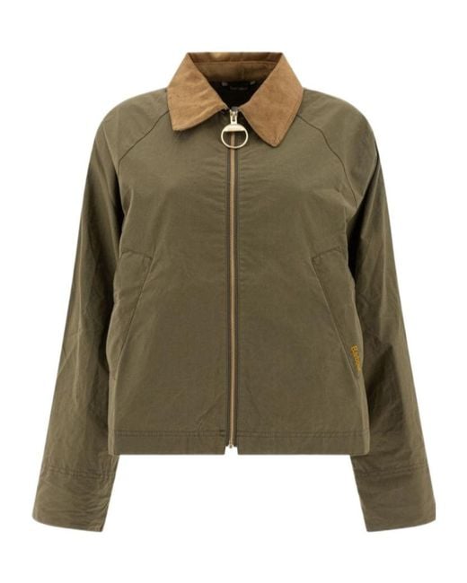 Barbour Green "Catlin" Waterproof Jacket