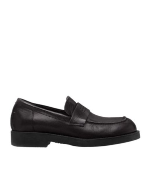 MM6 by Maison Margiela Black City Biker Loafers