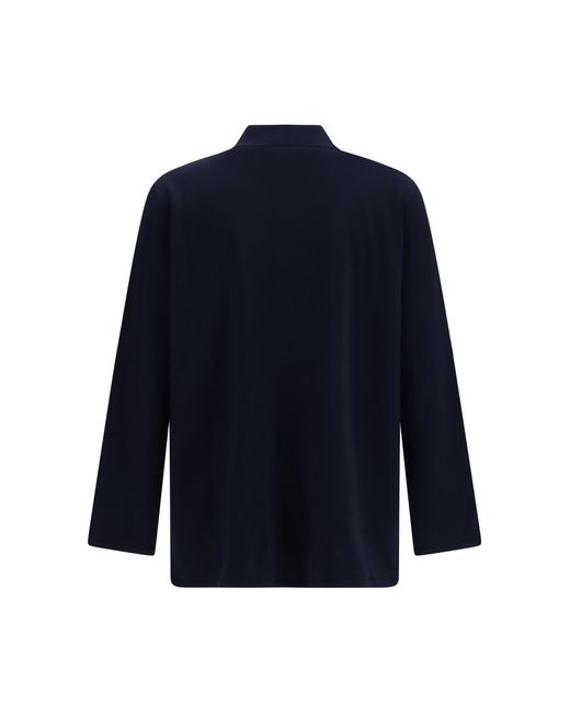Valentino Blue Vlogo Oversized Cardigan for men